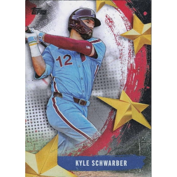 2025 TOPPS UPDATE STARS OF MLB #SMLB-82 KYLE SCHWARBER PHILADELPHIA PHILLIES