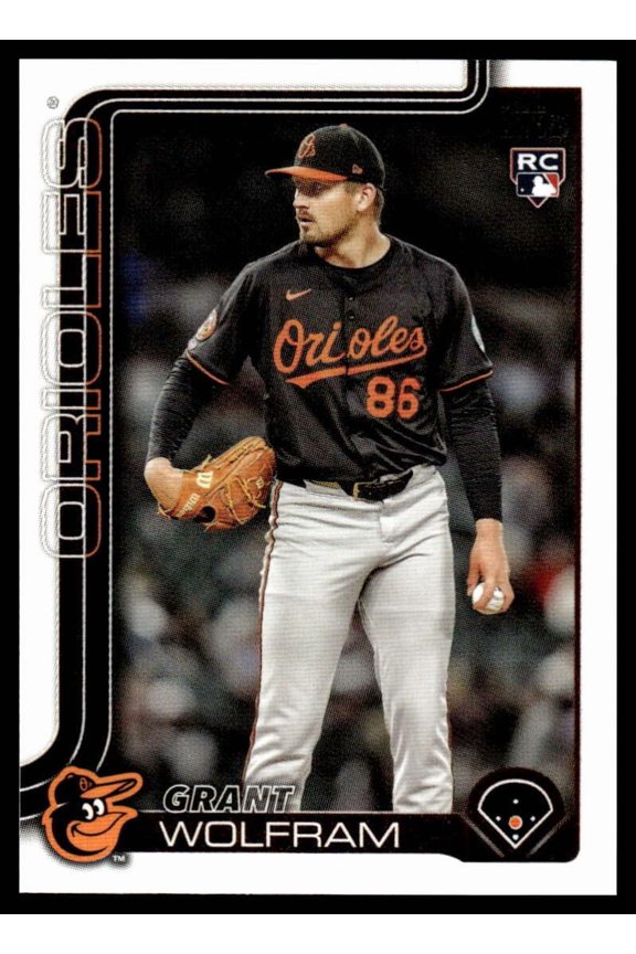 2025 TOPPS UPDATE #US114 GRANT WOLFRAM RC BALTIMORE ORIOLES