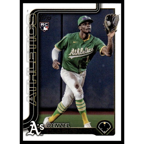 2025 TOPPS UPDATE #US14 DENZEL CLARKE RC ATHLETICS