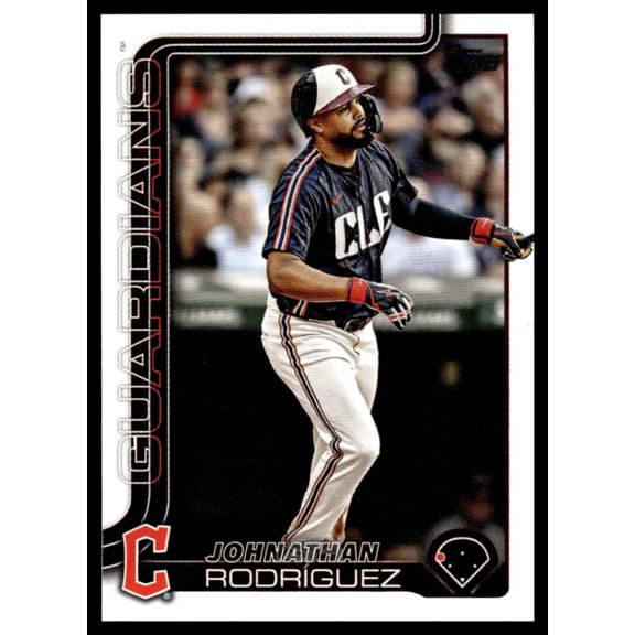 2025 TOPPS UPDATE #US142 JOHNATHAN RODRIGUEZ CLEVELAND GUARDIANS