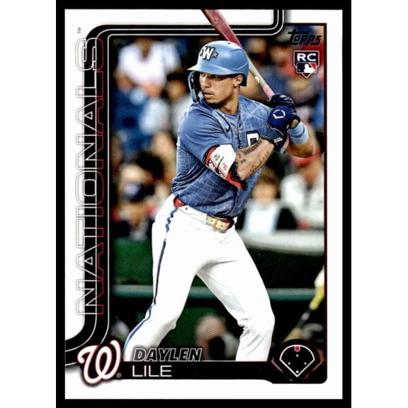 2025 TOPPS UPDATE #US172 DAYLEN LILE RC WASHINGTON NATIONALS