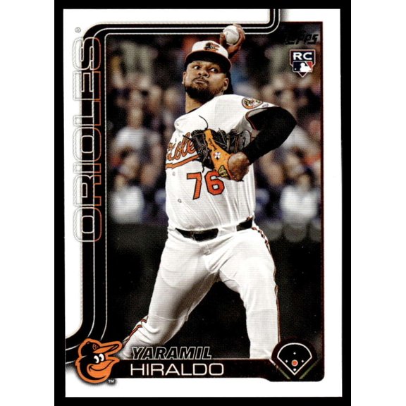 2025 TOPPS UPDATE #US210 YARAMIL HIRALDO RC BALTIMORE ORIOLES