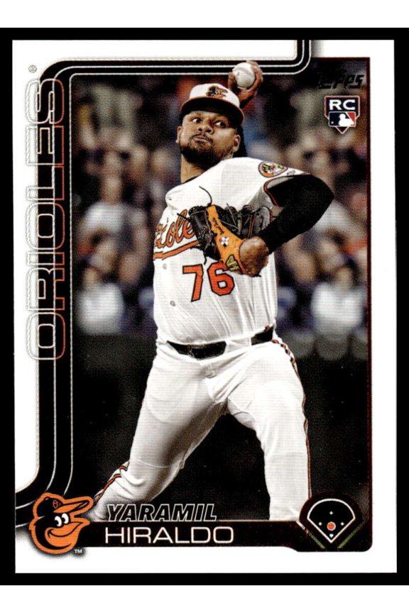 2025 TOPPS UPDATE #US210 YARAMIL HIRALDO RC BALTIMORE ORIOLES