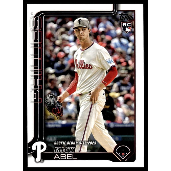 2025 TOPPS UPDATE #US270 MICK ABEL ROOKIE DEBUT PHILADELPHIA PHILLIES