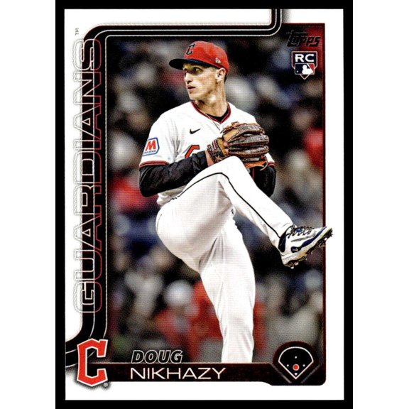 2025 TOPPS UPDATE #US44 DOUG NIKHAZY RC CLEVELAND GUARDIANS