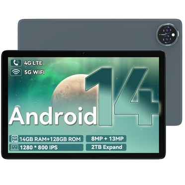 2025 Tablet 10 Inch Android 14 Tablets with 14GB RAM 128GB ROM 1TB Expand, Octa-Core Tablet , 8000mAh Battery, HD IPS Display, GPS