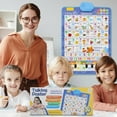 thumbnail image 1 of 2025 Talking Wall Chart – English & Spanish Learning Through Entertainment Poster, Songs, ABCs, Numbers & Piano, Touch-Activated Toys for 1–6 Year Olds 1PC, 1 of 5