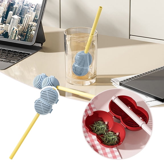 2025 Tea Strainer Infuser for Loose Leaf Black Tea Fine Mesh Steeper Gourd Design Brewing Accessories