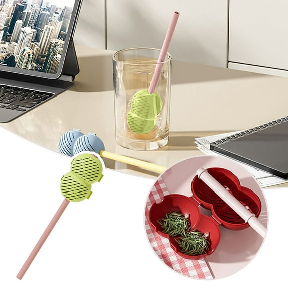 2025 Tea Strainer Infuser for Loose Leaf Black Tea Fine Mesh Steeper Gourd Design Brewing Accessories