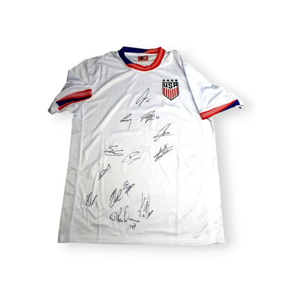 2025 Team USA Soccer Multi Signed Autograph Jersey Pulisic Ream +11 BAS AE16346