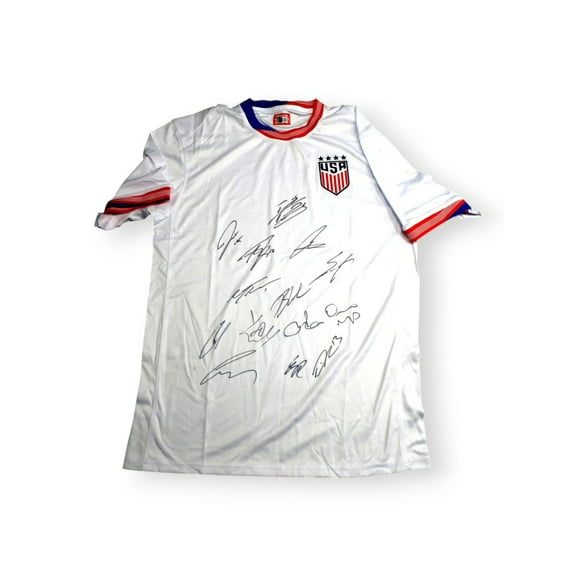 2025 Team USA Soccer Multi Signed Autograph Jersey Pulisic Weah +11 BAS AE16345