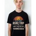 thumbnail image 1 of 2025 Tennessee Road Trip for men t-shirt black elegant summer Breathable fabric, round neck, short sleeves Casual Unisex Shirt Printed tshirts, 1 of 6