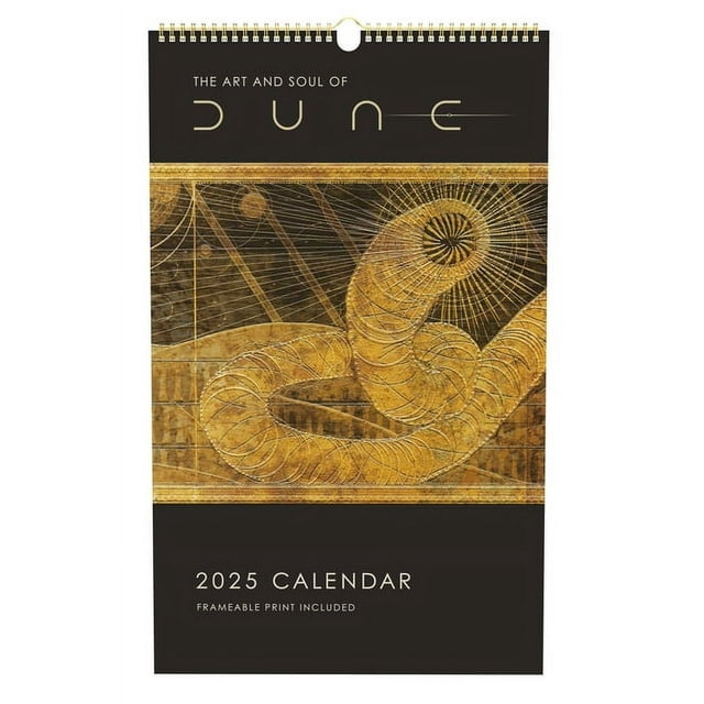 2025 The Art and Soul of Dune Poster Wall Calendar (Calendar)