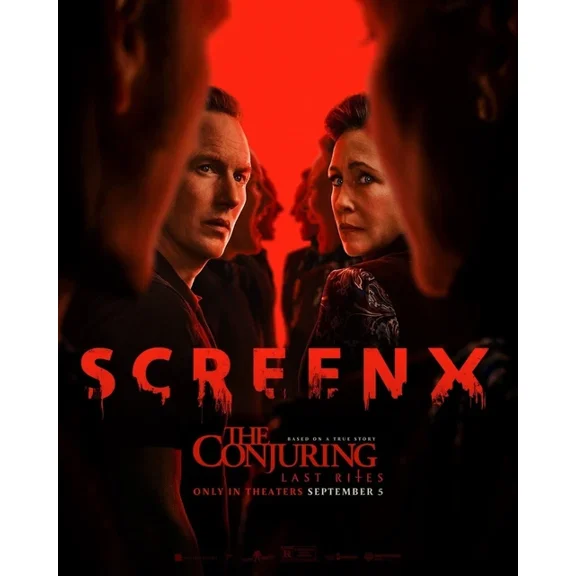 2025 The Conjuring Last Rites Movie Poster Patrick Wilson Vera Farmiga UNFRAMED PAPER POSTER