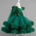 thumbnail image 1 of 2025 Toddler Baby Girls Pageant Dress Sequins Tulle Tutu Dress Flower Wedding Princess Birthday Party Prom Gown 1-9Y, 1 of 7