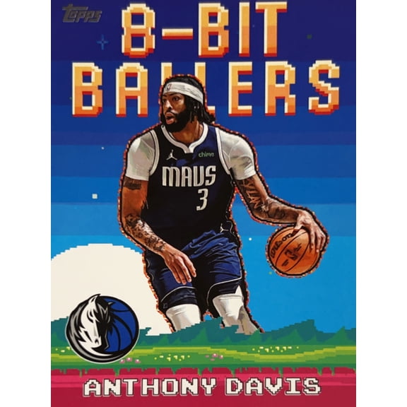 2025 Topps 8-Bit Ballers Anthony Davis #8B-5 Dallas Mavericks NBA Basketball Trading Cards