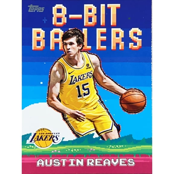 2025 Topps 8-Bit Ballers Austin Reaves #8B-10 Los Angeles Lakers NBA Basketball Trading Cards