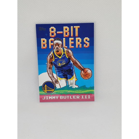 2025 Topps 8-Bit Ballers Jimmy Butler III #8B-13 Basketball Card Golden State Warriors