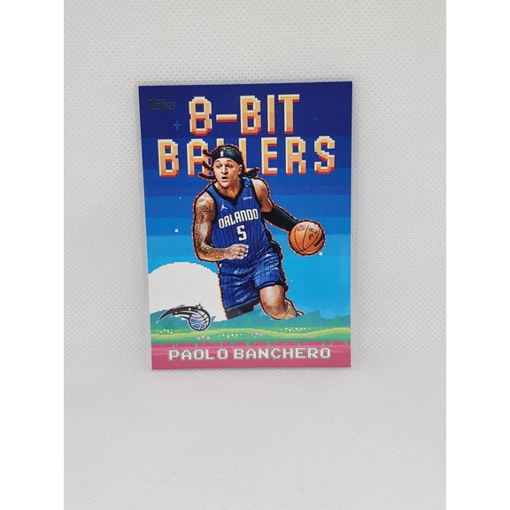 2025 Topps 8-Bit Ballers 8B-9 Paolo Banchero Orlando Magic Basketball Card