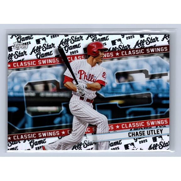 2025 Topps All-Star Game Classic Swings Chase Utley #CS-22