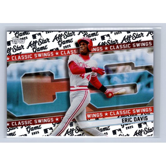 2025 Topps All-Star Game Classic Swings Eric Davis #CS-13