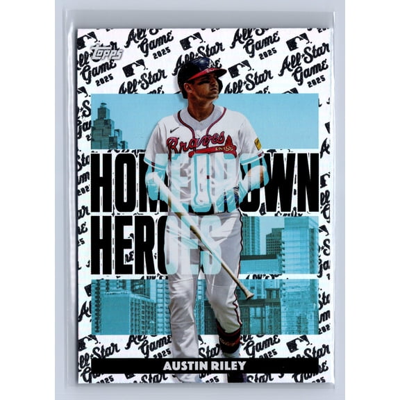 2025 Topps All-Star Game Hometown Heroes Austin Riley Atlanta Braves #HH-4 Baseball Card