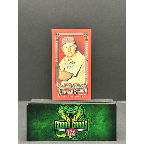 2025 Topps Allen & Ginter George Kell #336 Red Border Mini /5