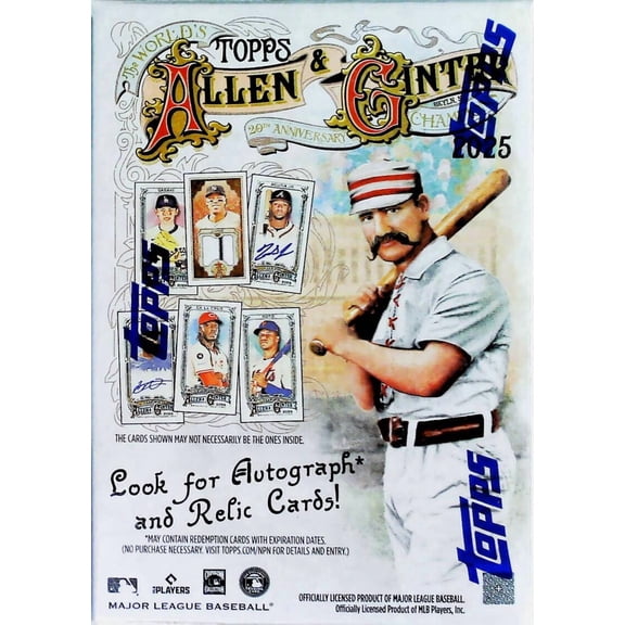 2025 Topps Allen and Ginter Baseball Factory Sealed Value Blaster Box 48 CARDS!