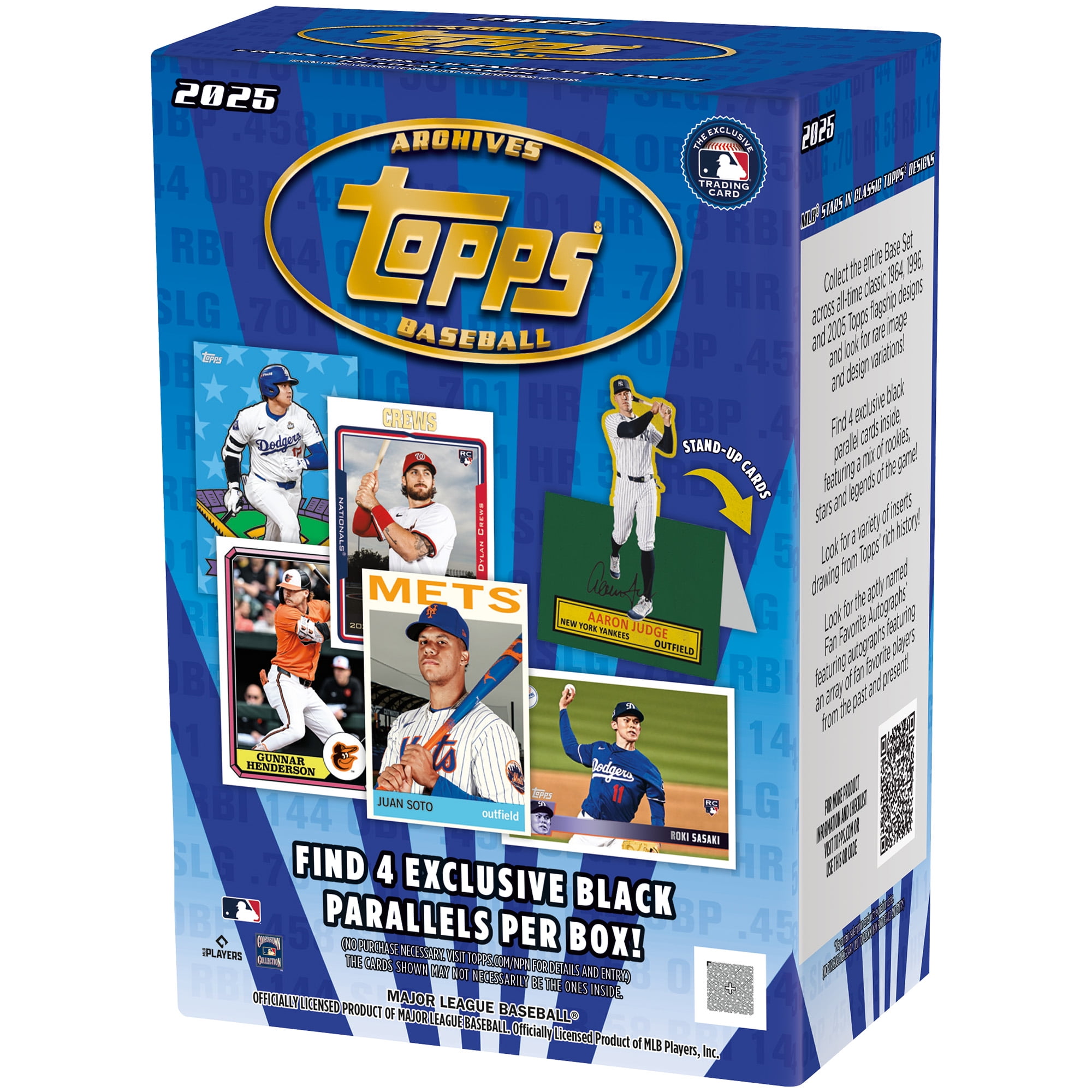 2025 Topps Archives Baseball - Factory Sealed - Value Box