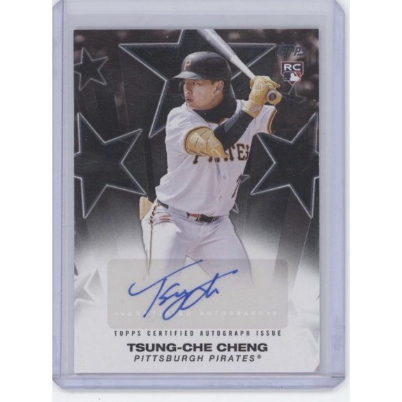 2025 Topps Baseball Baseball Stars Autograph Tsung-Che Cheng #BSAU-TC /10 RC Pittsburgh Pirates MLB Autographed Baseball Trading Card