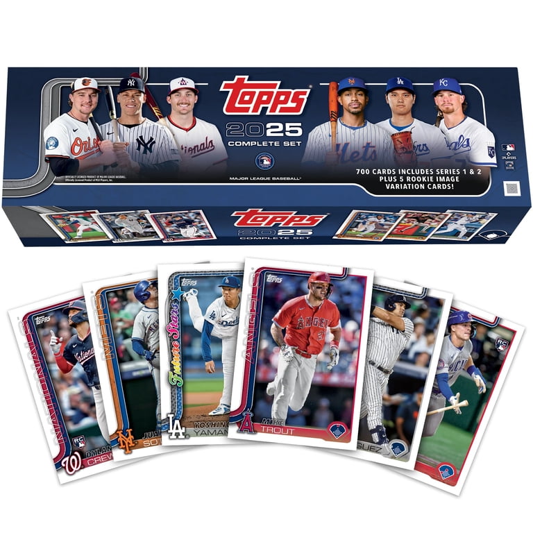 2025 Topps MLB Baseball Trading Cards Complete Set - Walmart.com