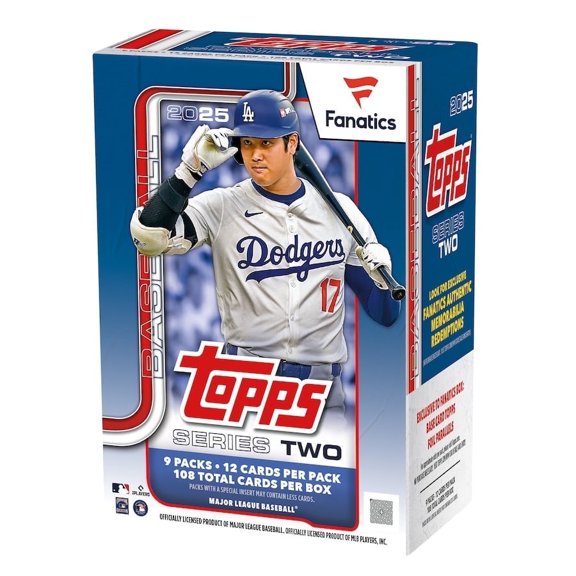 2025 Topps Baseball Series 2 Factory Sealed Fanatics Exclusive Value Box