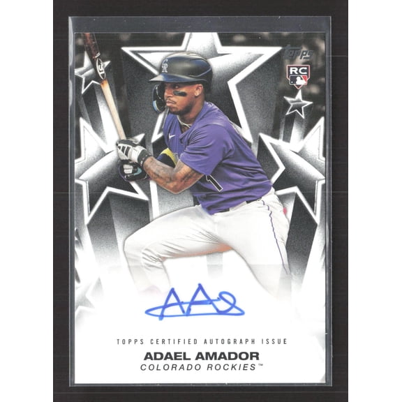 2025 Topps Baseball Stars Autograph Adael Amador #BSA-AA RC