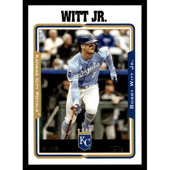 2025 Topps Bobby Witt Jr Kansas City Royals #260 Baseball Card