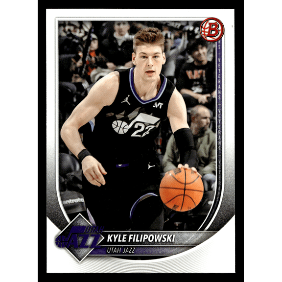 2025 Topps Bowman Kyle Filipowski #113 Utah Jazz NBA Basketball Trading Card