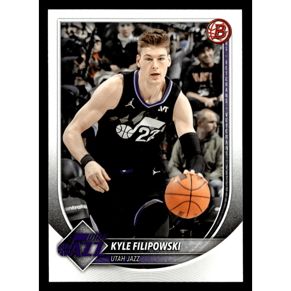 2025 Topps Bowman Kyle Filipowski #113 Utah Jazz NBA Basketball Trading Card