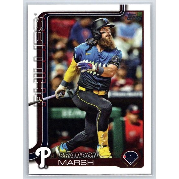 2025 Topps Brandon Marsh #233 Philadelphia Phillies Baseball Card Near Mint
