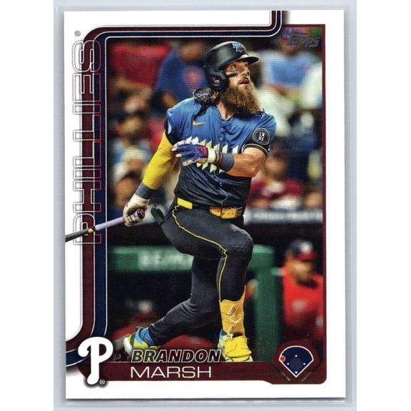 2025 Topps #233 Brandon Marsh Philadelphia Phillies Baseball Card
