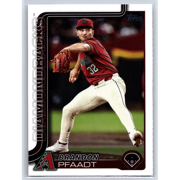 2025 Topps Brandon Pfaadt Arizona Diamondbacks #182 Baseball Card