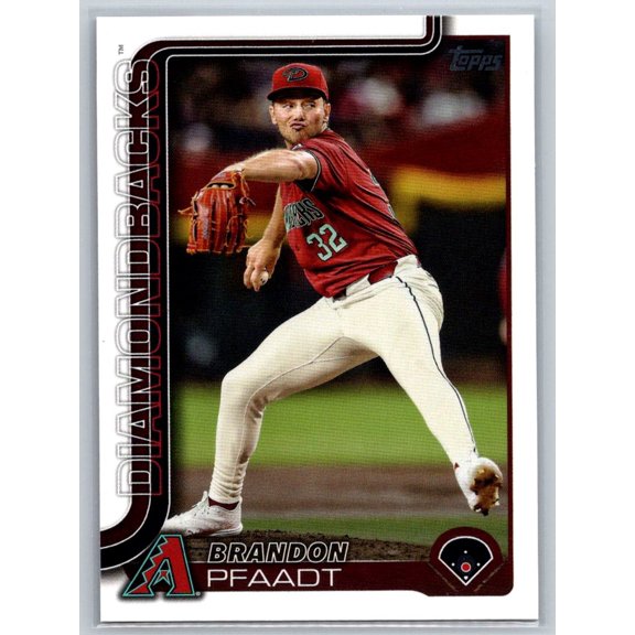 2025 Topps Brandon Pfaadt Arizona Diamondbacks #182 Baseball Card