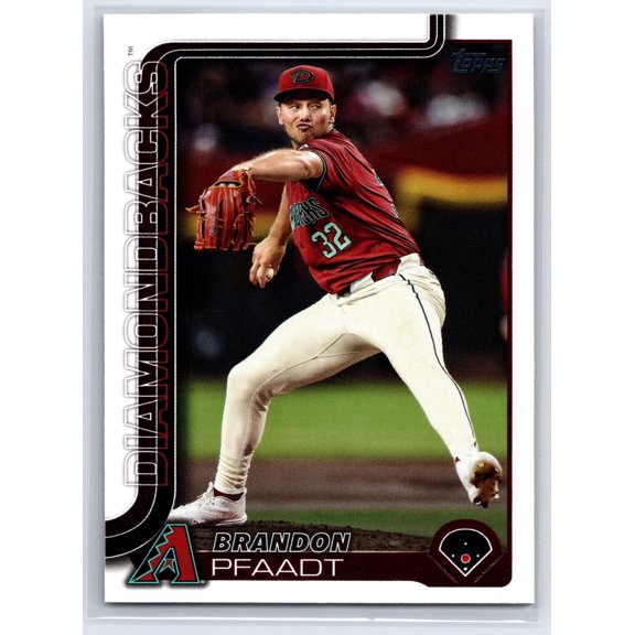 2025 Topps Brandon Pfaadt Arizona Diamondbacks #182 Baseball Card
