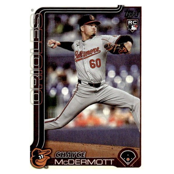 2025 Topps Rainbow Foil Chayce McDermott #32 Baseball Card Baltimore Orioles