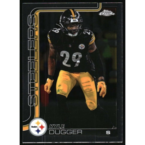 2025 Topps Chrome #211 Kyle Dugger Pittsburgh Steelers NFL Football Base Trading Card