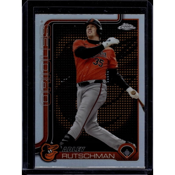 2025 Topps Chrome Lightboard Logo Variation Adley Rutschman #271 Baseball Card