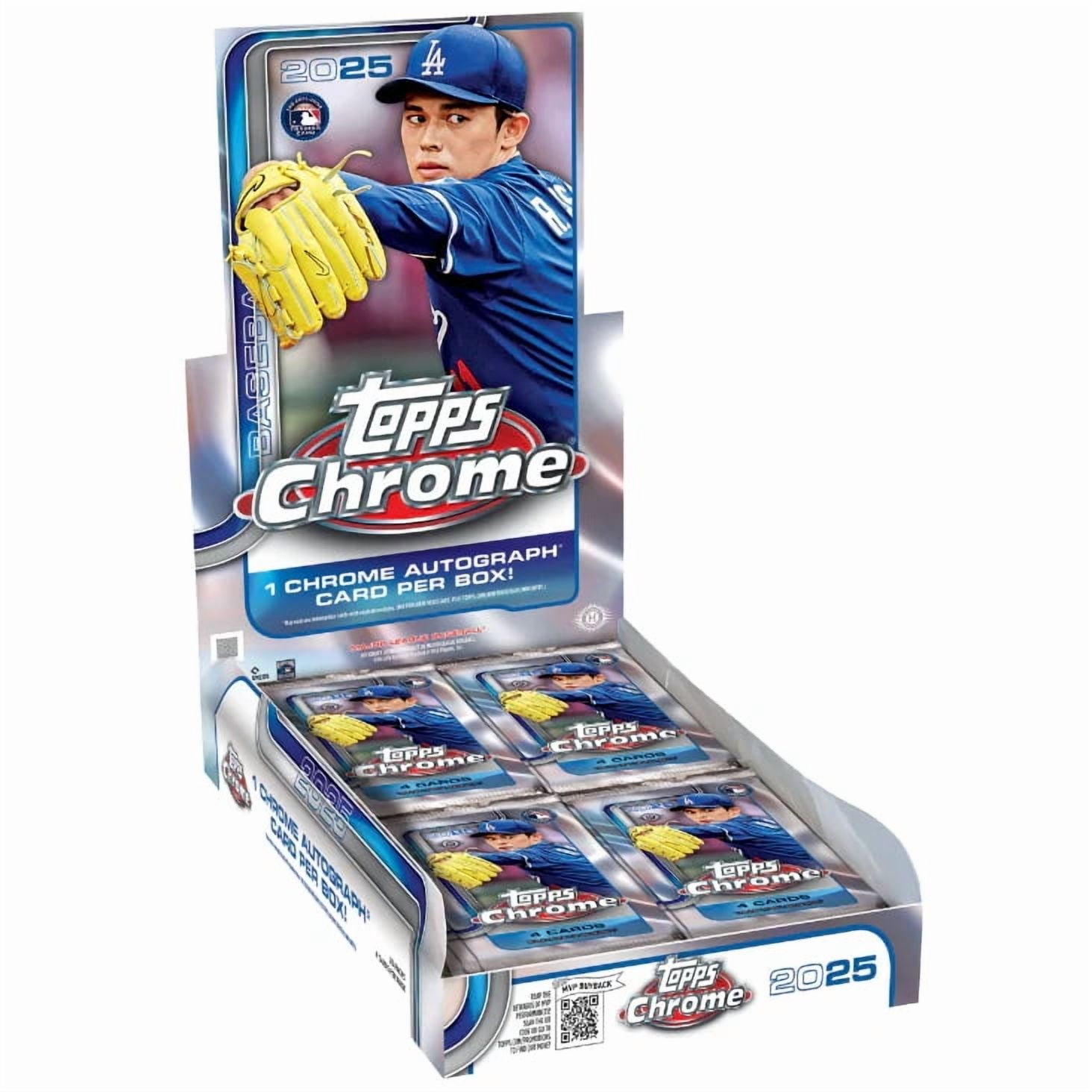 2025 Topps Chrome Baseball Hobby Box - ( Trading Cards)