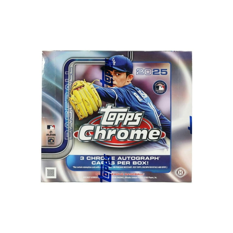 2025 Topps Chrome Baseball Jumbo Box - Walmart.com