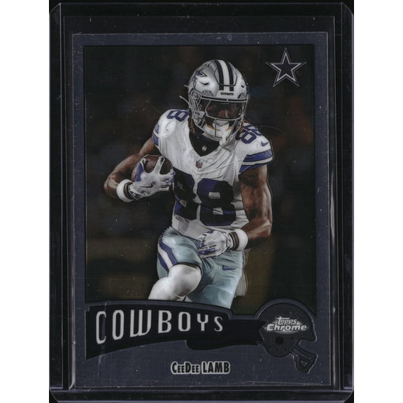 2025 Topps Chrome CeeDee Lamb #1975-9 Dallas Cowboys NFL Football Trading Card