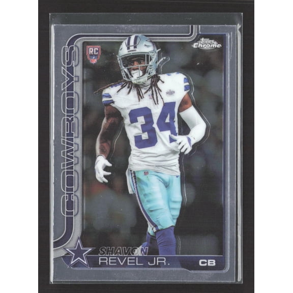2025 Topps Chrome Dallas Cowboys Shavon Revel Jr. #301 RC Football Card