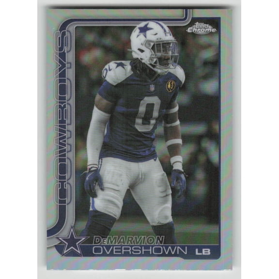 2025 Topps Chrome DeMarvion Overshown #78 Refractor Dallas Cowboys NFL Football Trading Card