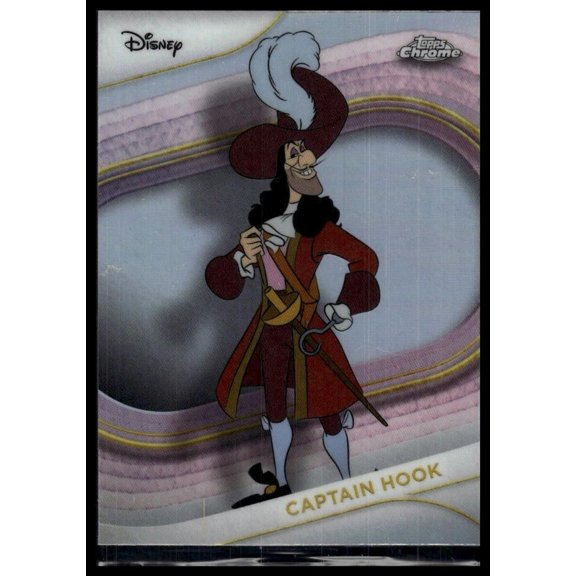 2025 Topps Chrome Disney Captain Hook #160 Refractor English Trading Card